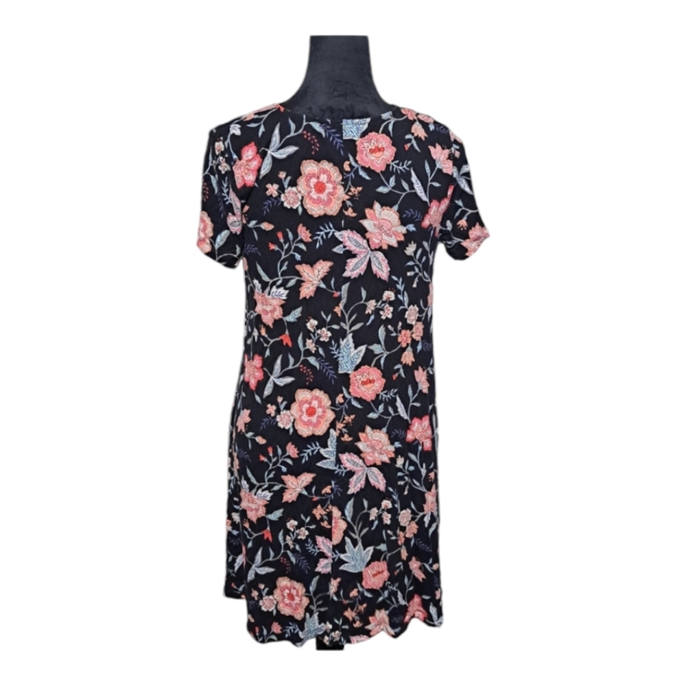 Old Navy black floral dress